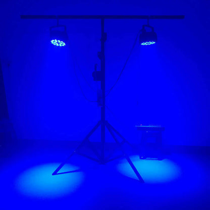 SHEHDS Alliage aluminium LED 18x12W RGBW 4in1 DMX512 Éclairage de Scène Par DJ Mariage Concert