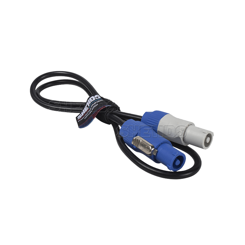 SHEHDS PowerCon Cable Power Connector Hand In Hand For DMX Stage Lighting
