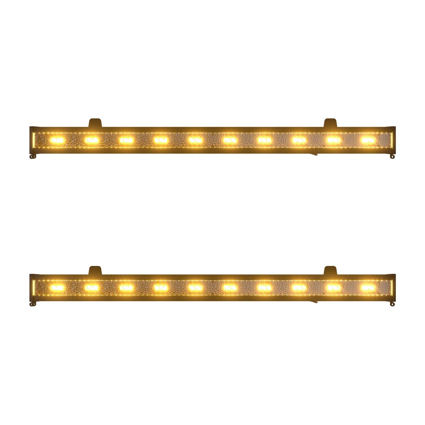 SHEHDS Éclairage stroboscopique LED rétro étanche 10x20W Ambre Silencieuse pour extérieur