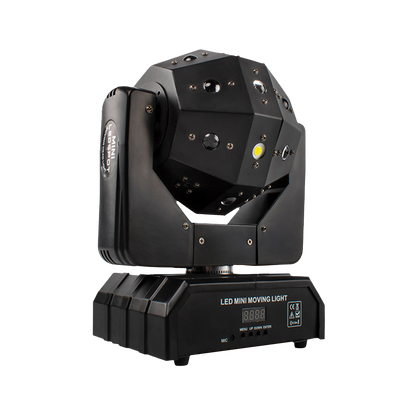 SHEHDS Lyres 16X3W LED Football 3in1(Beam&Laser&Strobe) Éclairage de Scène Éclairage Laser Rouge et vert
