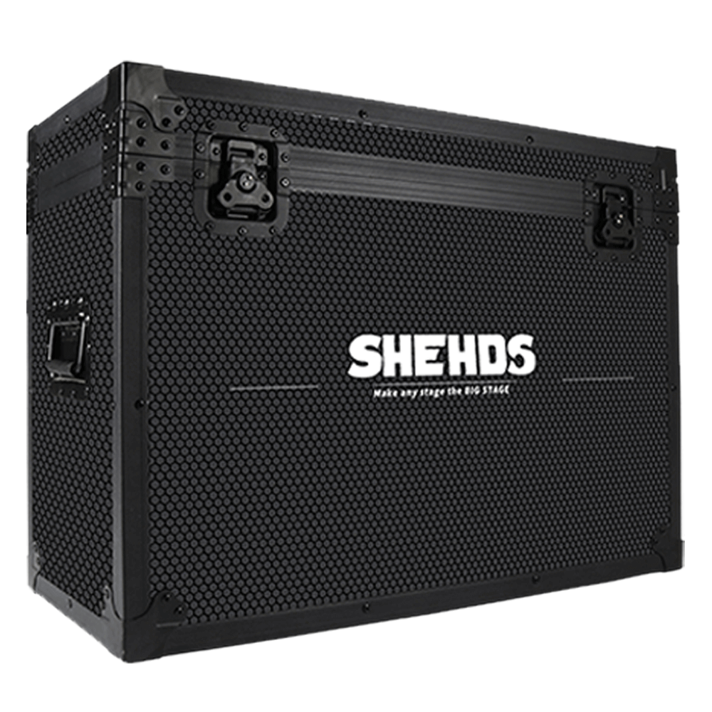 SHEHDS Lyres 6 Prisme LED Mettre en lumière 100W Gobo avec écran LCD Éclairage à effets de scene Performance DJ