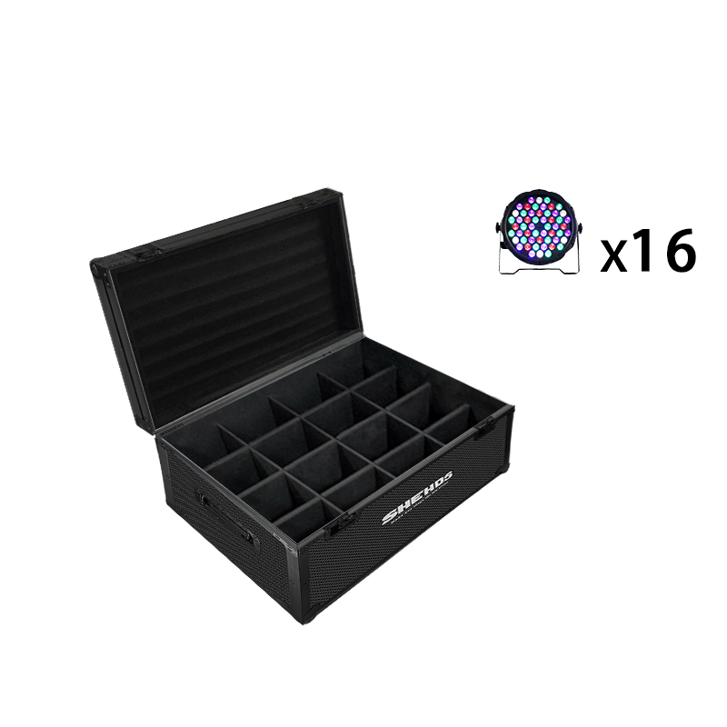 SHEHDS Projecteur de scène Par LED 54x3W RGBW silencieux et compact avec mélange de couleurs Performance DJ Club