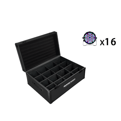 SHEHDS Projecteur de scène Par LED 54x3W RGBW silencieux et compact avec mélange de couleurs Performance DJ Club