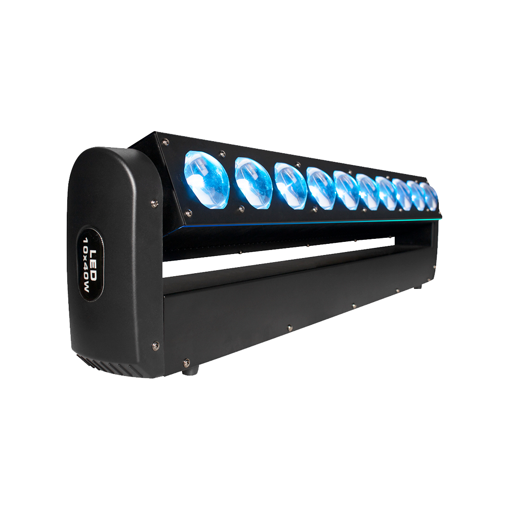SHEHDS LED Lyres 10x40W RGBW 4in1 Beam Wall Wash Éclairage de Scène Équipement à effets Performance DJ