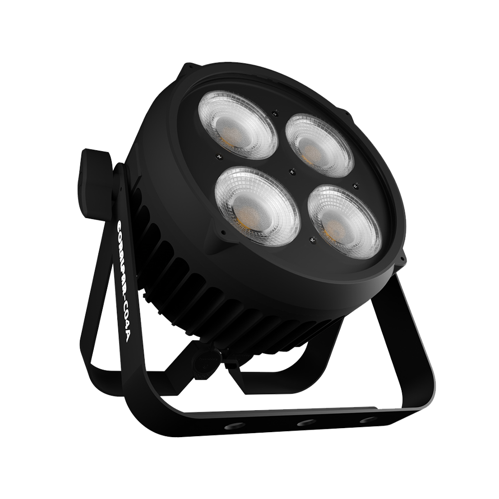 CoralPar Projecteur LED COB étanche en alliage aluminium 200W Éclairage de Scène extérieur blanc froid et blanc chaud
