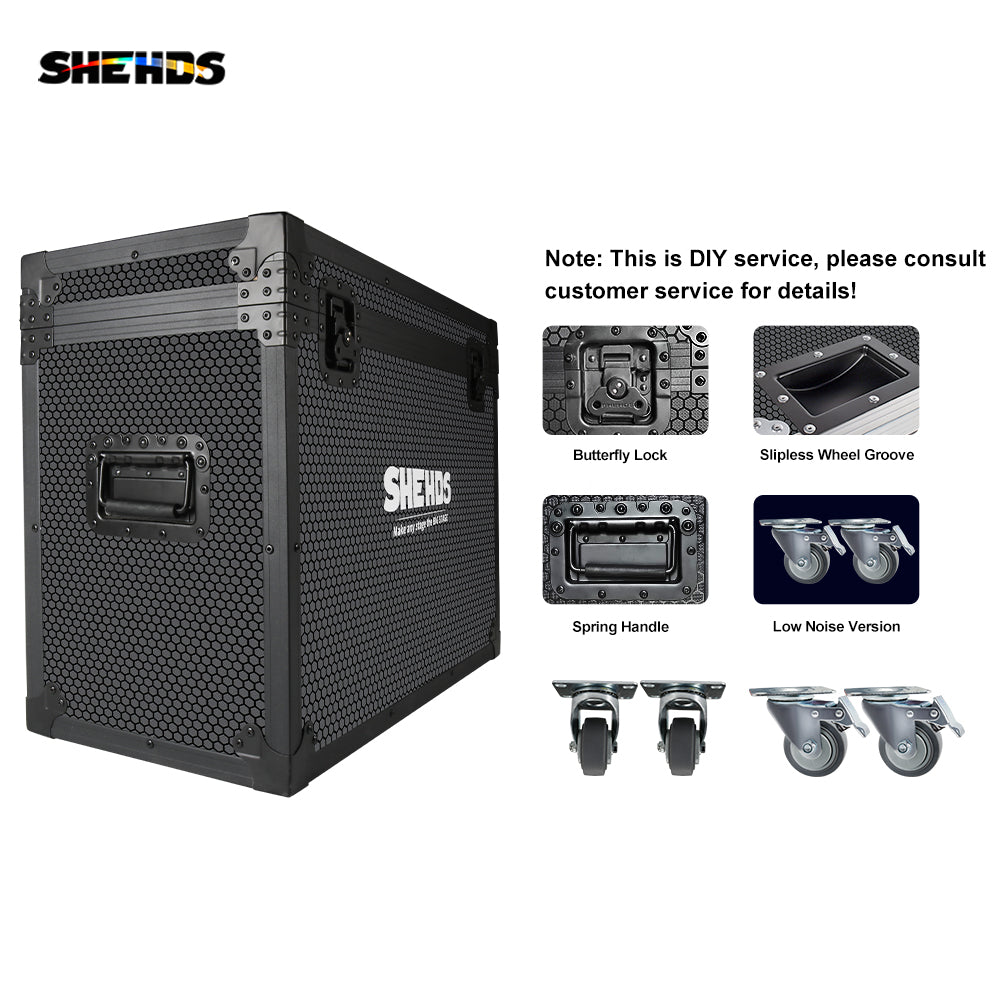 SHEHDS Nouvelle version en alliage aluminium LED 200W RGBACL 6in1 COB Éclairage de Scène Éclairage de Performance DJ Club