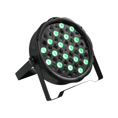 SHEHDS Par LED 54x3W RGBW LED Flat Par DMX512 Color Mixing Wash Light Stage Uplighting