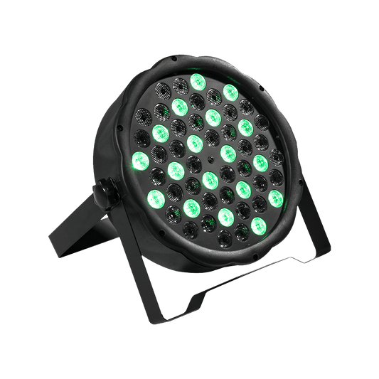 SHEHDS Par LED 54x3W RGBW LED Flat Par DMX512 Color Mixing Wash Light Stage Uplighting