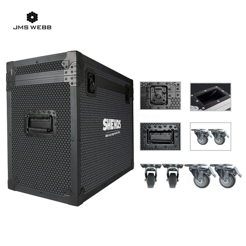 SHEHDS Projecteur asservi Bee Eye 7×40 W avec zoom et fonction wash – éclairage de scène RGBW / RGBL / RGBLAC