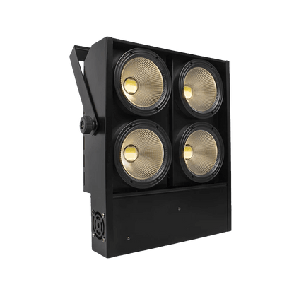 SHEHDS Éclairage LED Blinder 4x100W COB avec 2 canaux et 4 yeux Effets de scène