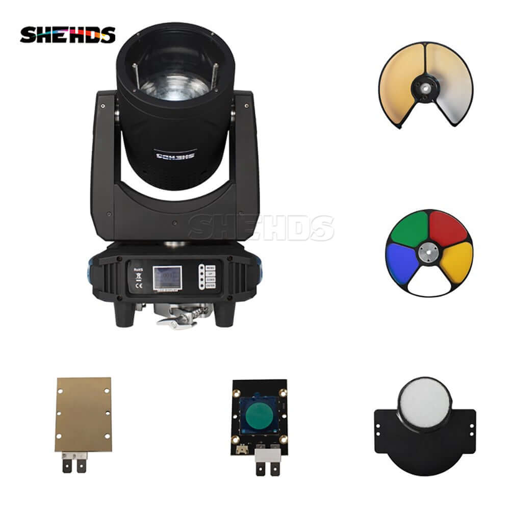 SHEHDS COB 400W Blanc chaud et froid COB 400W Éclairage de scène RGBY Éclairage de Performance Théâtre