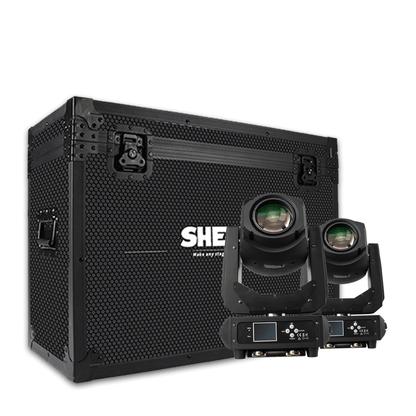 SHEHDS LED Lyres 200W Gobo Éclairage de Scène DJ Motifs multicouleurs 6/18 canaux Performance DJ Club