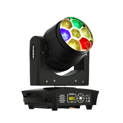 JMS WEBB (Rotation du Miroir) LED Zoom&Beam&Wash Bee Eye 7X40W Éclairage de Scène RGBW