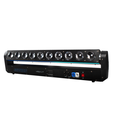 SHEHDS LED Lyres 10x40W RGBW 4in1 Beam Wall Wash Éclairage de Scène Équipement à effets Performance DJ
