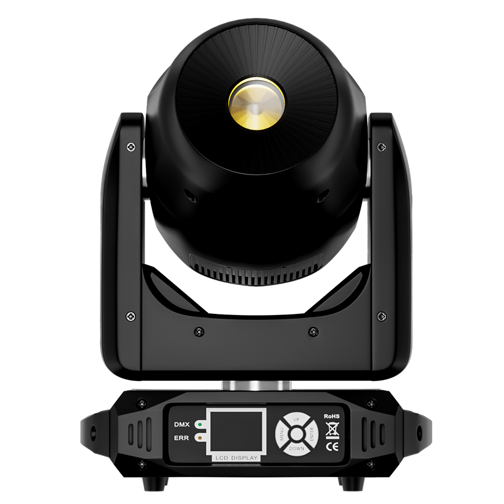 SHEHDS 8 Prismes LED Lyres 160W Gobo Éclairage de Scène Avec Écran LCD Éclairage de Performance Mariage DJ Club