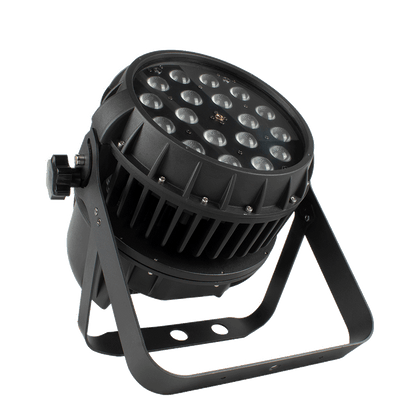 SHEHDS Projecteur LED Zoom Par étanche IP65 18x18 W 6in1 RGBWA + UV Éclairage de Scène pour extérieur Performance DJ Club