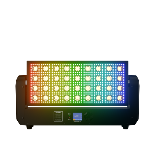 SHEHDS Lyre LED 200W à 36 LED Effets Stroboscopique, Beam et Wash RGB 5050 0,3W pour DJ et Scène