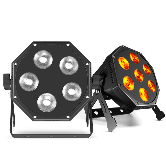 GlamoPar Nouvel Éclairage de Scène LED 6in1 Par mélange de couleurs contrôle de la temperature