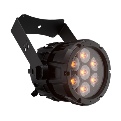 SHEHDS Projecteur PAR LED Étanche 7x18W RGBWA+UV / RGBLAC avec Contrôle par APP et Connexion en Série