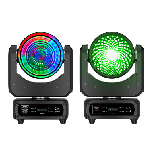 SHEHDS Nouvelle arrive Lyres LED Wash 120W RGBW Éclairage de Scène Éclairage de Performance Mariage Théâtre