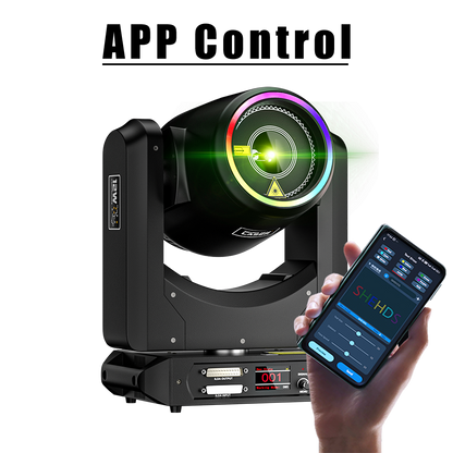 Constellaser Contrôle des application Lyres 12W  Éclairage Laser avec Effets anneau Éclairage de Performance DJ Club