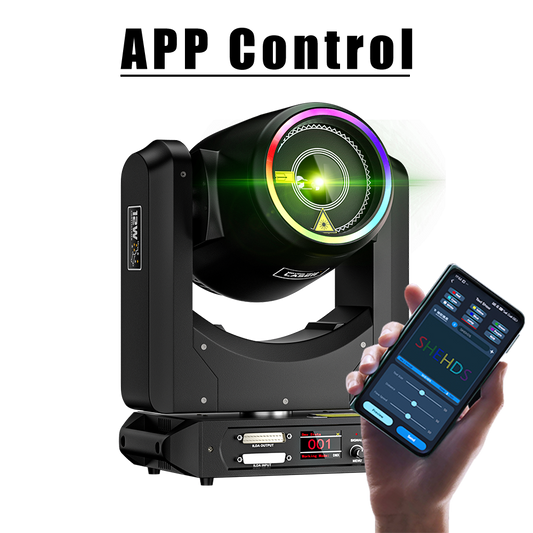 Constellaser Contrôle des application Lyres 12W  Éclairage Laser avec Effets anneau Éclairage de Performance DJ Club