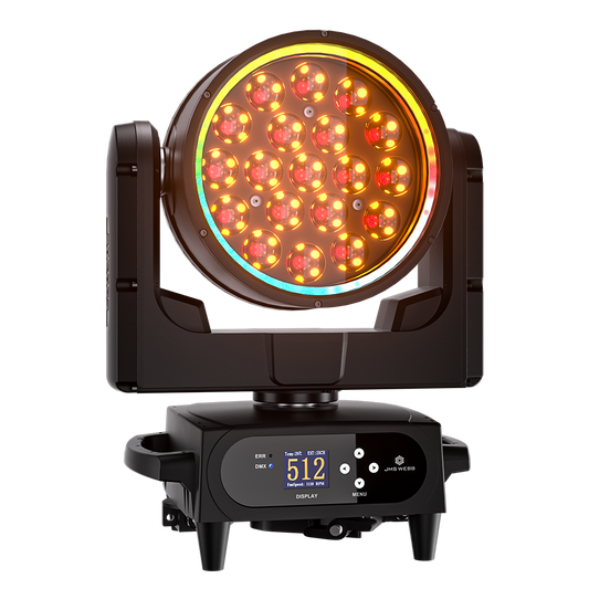 SHEHDS Lyre LED Pixel Zoom Wash IP66 de la série 19x avec contrôle via application
