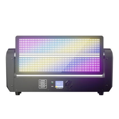 SHEHDS Lyre LED 200W avec Effet Stroboscopique et Matrice (Matrix) Éclairage Wash pour Scènes, Clubs et DJs