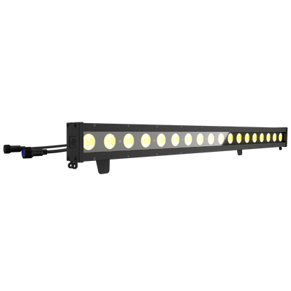 SHEHDS Éclairage LED étanche 18x10 W RGBWAUV / RGBLAC Wash silencieuse pour extérieur