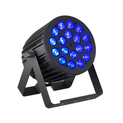 SHEHDS Nouvelle version en alliage aluminium LED 18x18W RGBWA+UV 6In1 Par Mélange de couleurs Éclairage de Scène