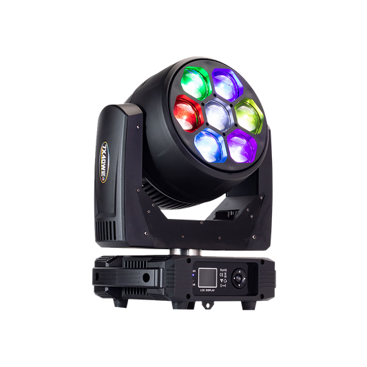 JMS WEBB Lyres LED Beam&Wash Big Bee Eye 7x40w Éclairage de Scène Éclairage de Performance Club DJ Club