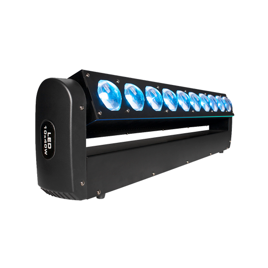 SHEHDS LED Lyres 10x40W RGBW 4in1 Beam Wall Wash Éclairage de Scène Équipement à effets Performance DJ