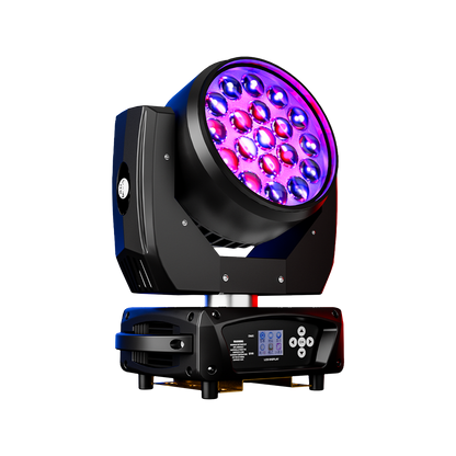 SHEHDS LED Lyres 19x15W RGBW Wash&Zoom Éclairage de Performance Théâtre Concert