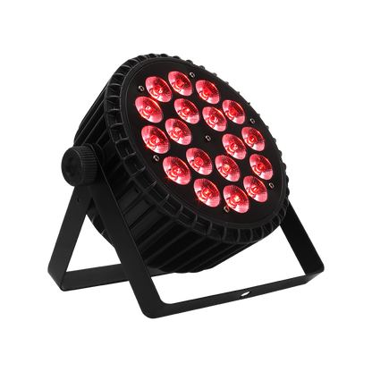 SHEHDS Alliage aluminium LED 18x12W RGBW 4in1 DMX512 Éclairage de Scène Par DJ Mariage Concert