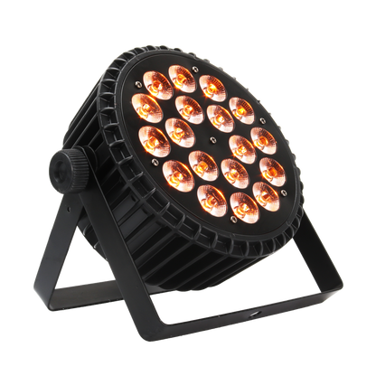 SHEHDS Alliage aluminium LED 18x18W Éclairage Par DMX 512 Éclairage de Scène Wash Performance DJ Mariage