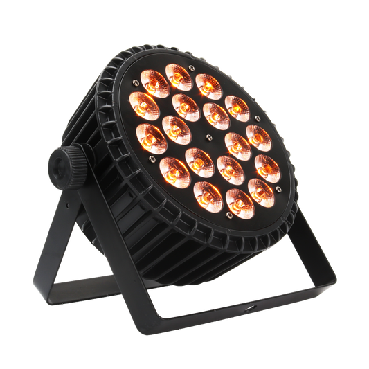 SHEHDS Alliage aluminium LED 18x18W Éclairage Par DMX 512 Éclairage de Scène Wash Performance DJ Mariage