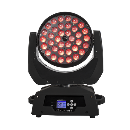 SHEHDS Lyres Wash&Zoom 36x18W RGBWA+UV Éclairage de Scène Éclairage de Performance DJ Club Mariage
