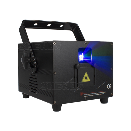 SHEHDS Couleurs 3D Effect 3W RGB Éclairage du scanner Laser Éclairage de Scène DJ Club