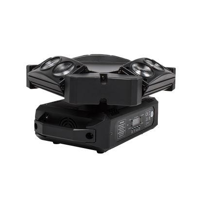 SHEHDS Mini LED Beam Spider Lyres 9x10W RGBW Éclairage de Scène KTV Mariage DJ Club