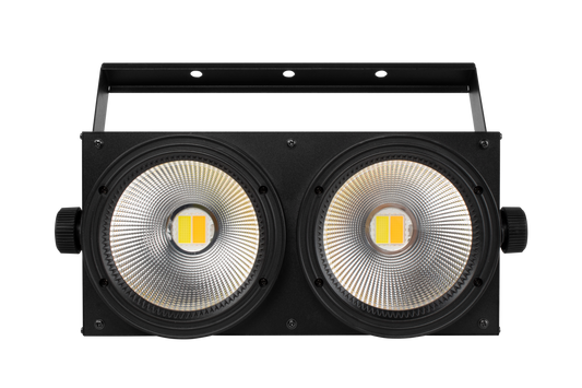 SHEHDS 2eyes 200W LED COB Blinder éclairage blanc froid et blanc chaud DJ Performance Théâtre