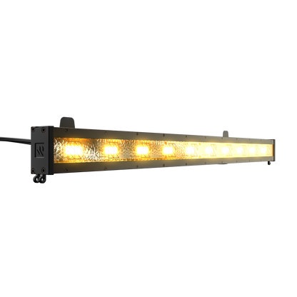 SHEHDS Éclairage stroboscopique LED rétro étanche 10x20W Ambre Silencieuse pour extérieur