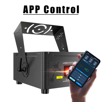 Constellaser Contrôle des application Waterproof 12W RGB Modèle de numérisation Éclairage de Scène Laser Performance