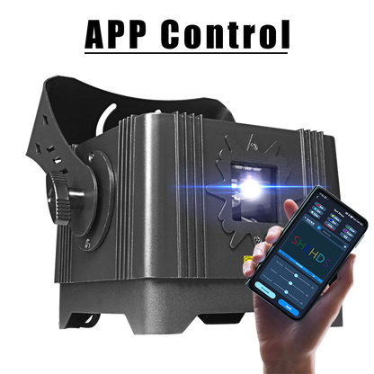 SHEHDS Contrôle des application Waterproof 3W RGB Éclairage Laser Modèle de numérisation Éclairage de Performance DJ Concert