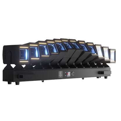 GalaxyJet LED 12x60W RGBW 12 Moving Head Wave Bar Light Beam & Wash Stage Lighting