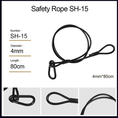 SHEHDS Corde de sécurité et assurance pour éclairage de scène